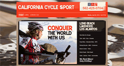Desktop Screenshot of californiacyclesport.com