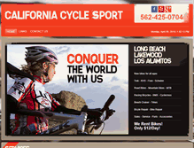 Tablet Screenshot of californiacyclesport.com
